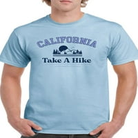 Kalifornija, uzmite pješačke majice muškarci -image by shutterstock, muški x-veliki