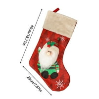 Božićni ukrasi Božićne ukrase Privjesci Božićne čarape Poklon torba Božićno drvce Viseće ukrase Bandzna