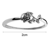 Vjenčani prsten Dizajn ruže Elegantni klasični osjetljivi vjenčani prsten za vjenčanje