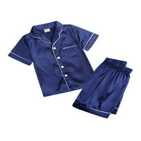 Gomelly Kids Unise Loungewear Dvije noćne odjeće Mekane pidžame postavljeno Ležerno vrijeme spavanje