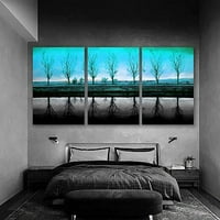 Zidno platno Zidno umjetnost Sažetak Cloud Tree Slike Početna Zidna ukrasa za spavaću sobu Dnevna soba
