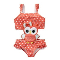 Pimfylm Baby Girls 'kupaći kostimi za djevojčice Ljetne kupaći kostimi za kupaće kostim bez rukava na