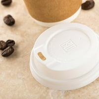 Bijela plastična kafića poklopac - odgovara OZ - Brount Box