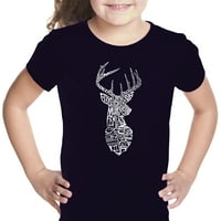 Riječ majica pop umjetnosti djevojačka umjetnost - vrste jelena