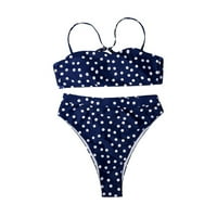 Ženski kupaći kupaći kostimi Dame Štampanje plaže za plažu Bikini Set Split kupaći kostim o klirensu