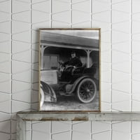 FOTO EDWARD VII, KING - kraljevski automobilistički portret, puna dužina, sjedeći