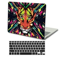 Kaishek Hard Case Cover samo za puštanje MacBook PRO S sa XDR displej dodirom Type C + crni poklopac tastature Model: životinja 165