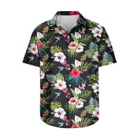 Ljetna košulja za muškarce Muška košulja 3D ispisana Havajska reverjska majica Modna casual majica na plaži Top kratkih rukava za muškarce
