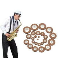 Kožni alto saksofonske jastučiće za početnike dodaci za instrumente Woodwind