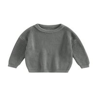 Century Baby Girl Boy Plete džemper Bluza Pulover Duks topla CrewNeck Dugi rukavi za djeca za dijete