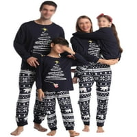 Sanviglor žene Dječje noćna odjeća Elastični struk Porodica Pajamas Set vrhovi i hlače Spavaće rublje
