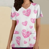 Košulja za žene Sweet Love Graphic Tees True Love Tee Ležerne prilike kratkih rukava Majica Valentinovo