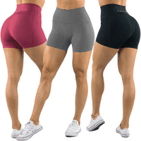 Ženske joge kratke hlače visokog struka Sportske atletičke brzo suhe tajice vježbanje trčanje fitness