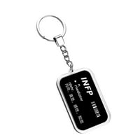 Privjesak sa ličnosti riječi Privjesak viseći privjesak akrilni privjesak za ključeve KeyfOb Car Privjesak za ključeve ključeva Lančani nosač tastera za novčanik dekor