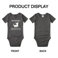 UPOZORENJE: Zaštićen kardiganskim velškim korgim pasama smiješnih beba rumera za bebe odjeću