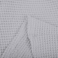Symoidni ženski kardigani - modni casual v-izrez dugih rukava jesenski džemper kardigan bluza vrhovi sivi l