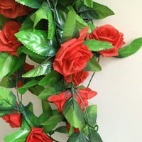 Tarmeek Valentines Umjetni ukrasi za cvijeće, glava brvna umjetna simulacija vjenčanja simulacija ruža