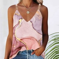 Aloohaidyvio Womens Plus Veličina $ 5, Ženski Ljetni vrhovi Ležerne bluza bez rukava V izrez majica