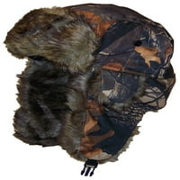 Najbolji zimski kape za odrasle Tree Camouflage Ruski lovci na mekim krznim zimskim šeširom - jesen