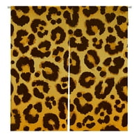 Leopard kože japanske zavjese zavjese za zavjese za zavjese zavjese za zavjese od pamuka