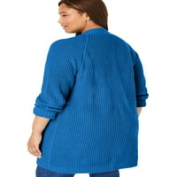 Žena unutar ženskog Plus size s dugim rukavima s džemper s dugim rukavima