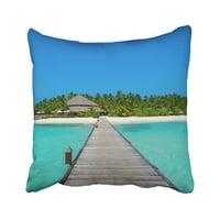 Blue Island Tropical Paridise u Filitheyo u Maldivi Resort Beach Hut Bungalow Jastučni jastuk jastuk