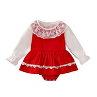 Toddler Baby Girls Sestra Odgovara odjeću Baby Little Sestrom Romper Big sestra vrhovi + cvjetne suknje
