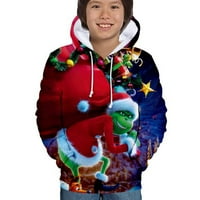 Smiješan božićni džemper za dječake i djevojke - koji su ukrali božićni obrazac