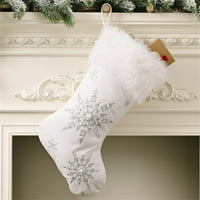 Heiheiup višestruki božićni ukrasi stilovi čarape božićno drvce Božićni privjesak kućni dekor kolač