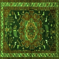 Ahgly Company u zatvorenom okrugu Perzijske zelene tradicionalne prostirke, 7 'krug