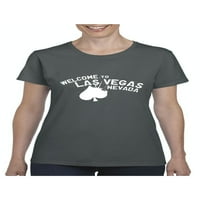 Normalno je dosadno - Ženska majica kratki rukav, do žena Veličina 3XL - Dobrodošli u Las Vegas Nevada