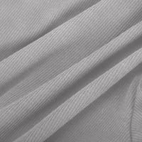 Oalirro bluza sa patentnim zatvaračem Crta dugih rukava Žene Ležerne vrhove sive