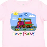 Inktastic I Love vozovi Poklon mališani majica majica ili majica mališana