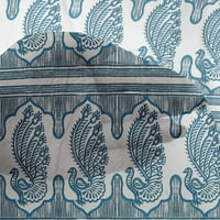 Onuone viskoza šifon srednje plave tkanine blok DIY odjeće pretežanje tkanine tkanine od dvorišta Wide-RC