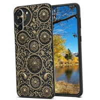 Kompatibilan sa Samsung Galaxy S telefonom, ukrasna-vintage-metallic-0- Case Silikon zaštitnika za TEEN