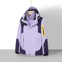 Jaycosin ženska jakna na otvorenom Vjetrootporna prozračna plus veličina vodootporna toplo planinarski odijelo