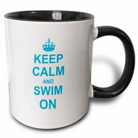 3Droza Ostanite mirni i plivajte - nosite na plivanju - hobi ili profesionalni plivač poklopci - zabavni