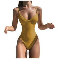 Tking modni ženski kupaći kupaći kostim kupaći kostim od pune boje kupaći kostim kupaći kupaći kostim