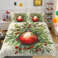 Božićno drsko meko udovolje pokriva 3D posteljinu Porodični poklopac visokokvalitetnog posteljine, Kalifornijski