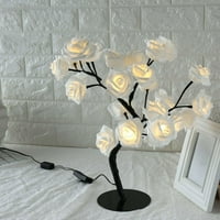 MyBeauty LED stolna lampica podesiva cvjetna stola za cvijeće ruže svjetlo umjetno ukrašavanje kuće