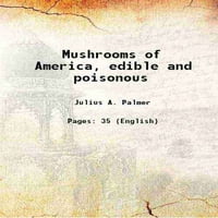Gljive Amerike, jestive i otrovne 1885