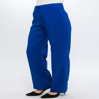 Ženske tkane čvrste formalne duge hlače