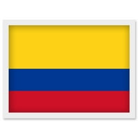 Kolumbija Nacionalna zastava Patriotske vexillology World Flags Država Regija Posteri Umetnicko radno