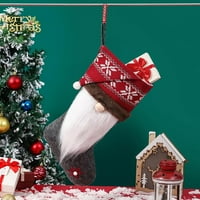 Božićna čarapa poklon torba bez lica i božićne čarape za božićni privjesak, od 2