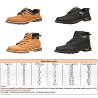 Radne čizme za muškarce Udobne sigurnosne cipele čipke na otvorenom tenisice crne 10