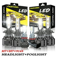 H LED prednja svjetla + žarulje za maglu Bijelo za Hyundai Tiburon 2006