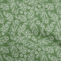 Onuone baršuna Šuma Zelena tkanina Azijski mozaički zanatski projekti Dekor tkanina Štampano od dvorišta