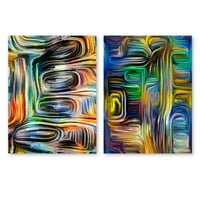 Art DemandArt 'Collection Color Fusion Collection III' Transition set od 30 W 40 H 1.5 D
