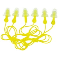 3M Peltor Tri-prirubnica za uši, za višekratnu upotrebu, zaštita sluha sa kablom, pakovanjem, žutom 97317-10C