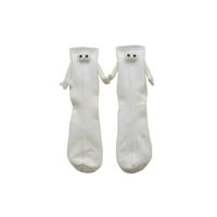 Saicmarn Par Holding Socks Socks crtane čarape s magnetskim rukama Slatke novitete čarape za žene Muška